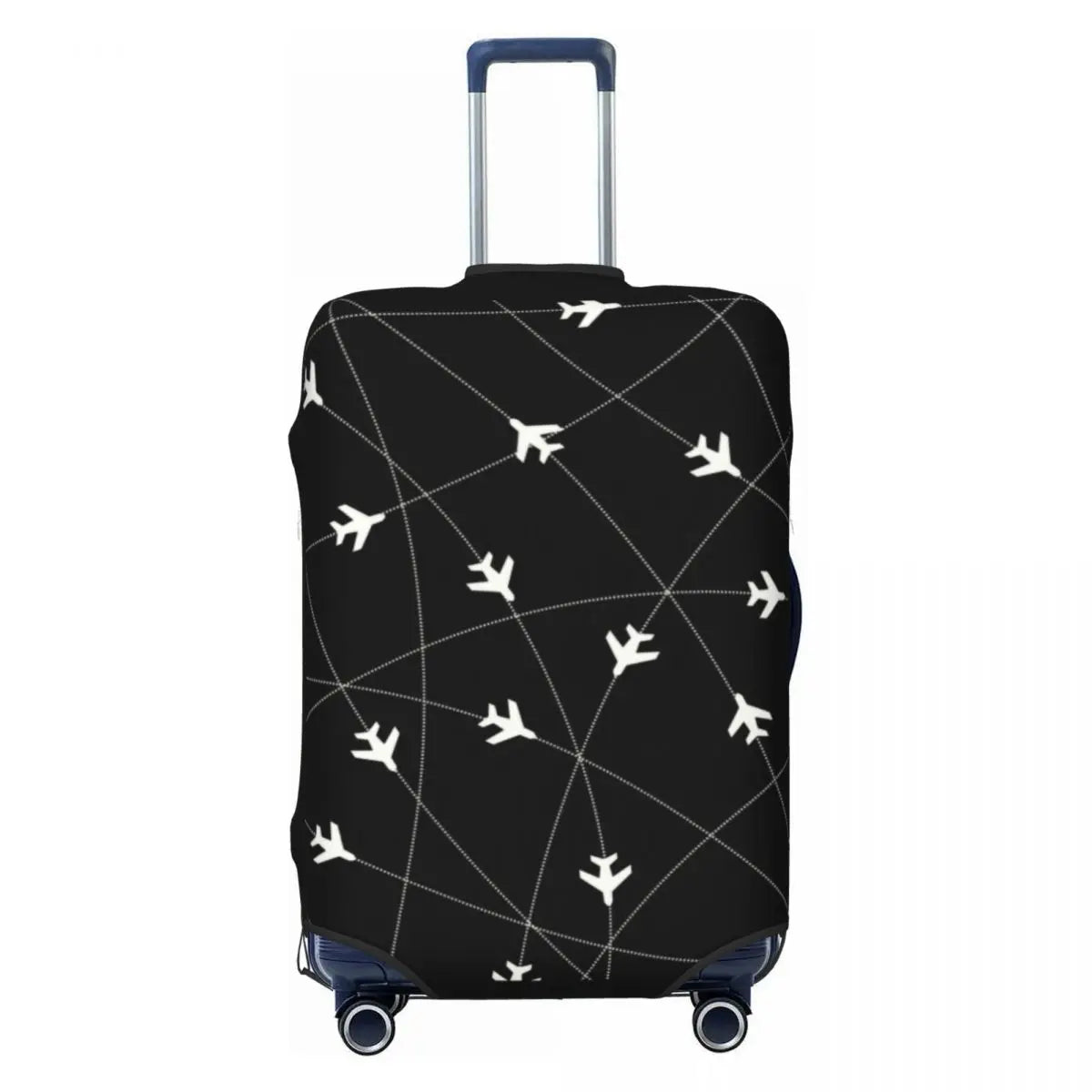 Custom Fashion Airbus Fighter Pilot Luggage Cover Protector Washable Aviation Airplane Travel Suitcase Covers