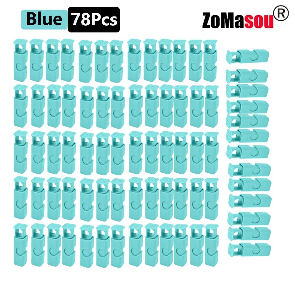 78/1Pcs Reusable Food Sealing Clips Bread Storage Bag Clips For Snack Wrap Bags Spring Clamp Kitchen Organization Sealing Clamp