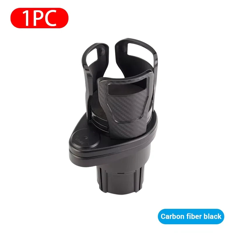 Center console beverage rack car mounted cup holder rotating car double-layer storage rack cup holder