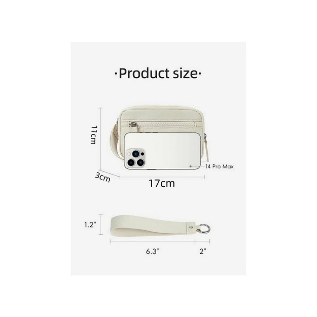 Fashion Quilted Crossbody Bag Travel Zipper Shoulder Bag Casual Multi Pocket Clutch Bag Stylish Lightweight Portable Women
