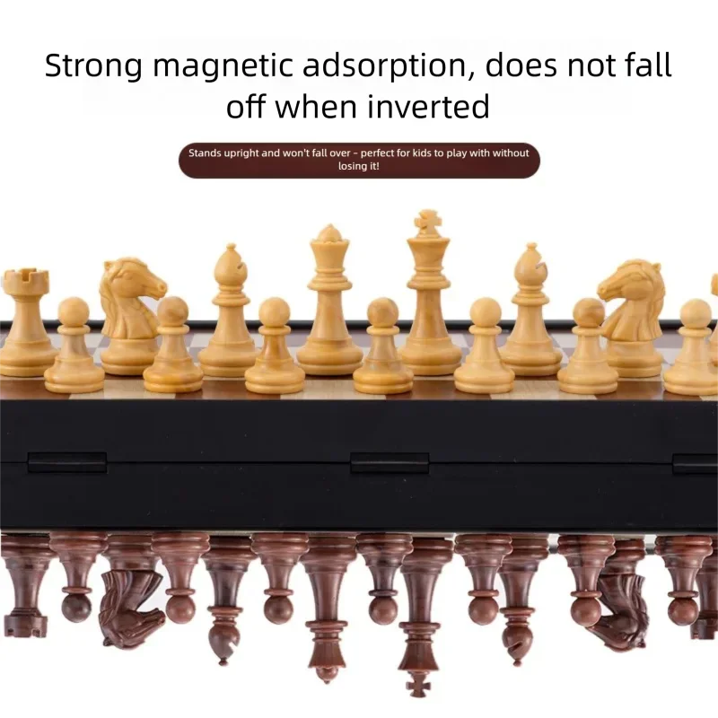 24CM Foldable Magnetic Chess Game Board Ideal Tabletop for Family Gathering QLYX02