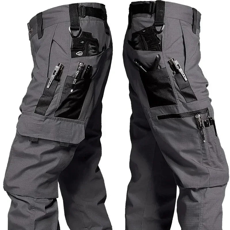 Tactical Pants Men Waterproof Combat Trousers Outdoor Hiking Hunting Clothes Multi-pocket Workwear Wear-resistant Cargo Pants