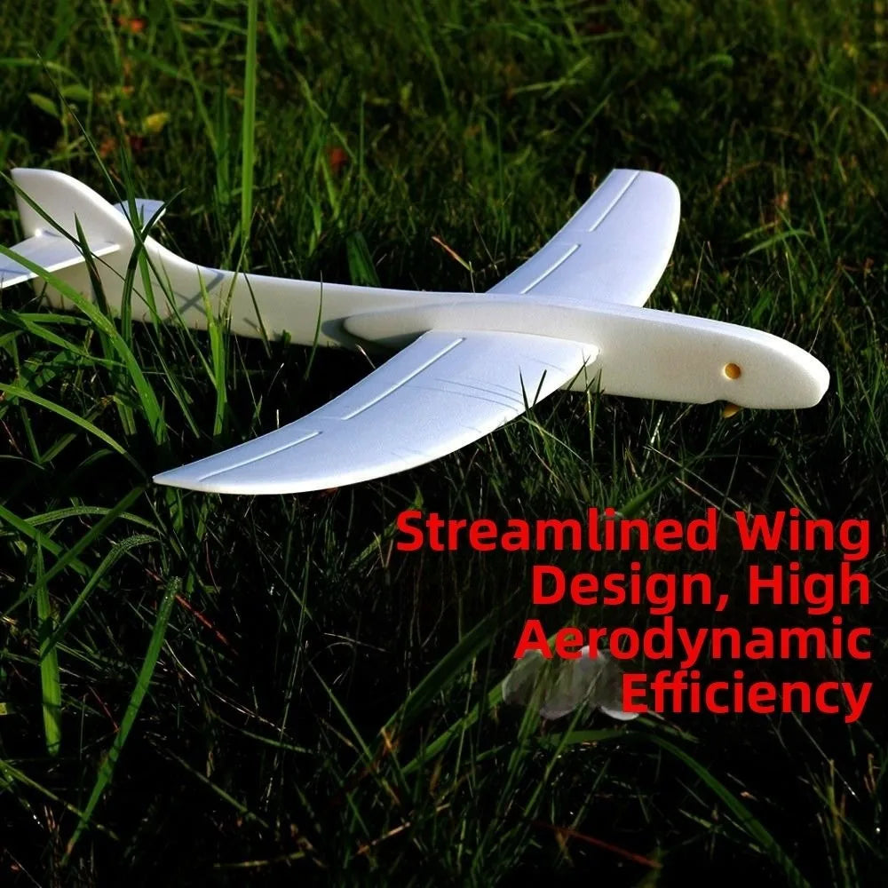New PP Foam Foam Airplane Launcher Toy Ligthweight 29*27.8cm Hand Throw Catapult Plane Toy Bubble Plane Glider Outdoor