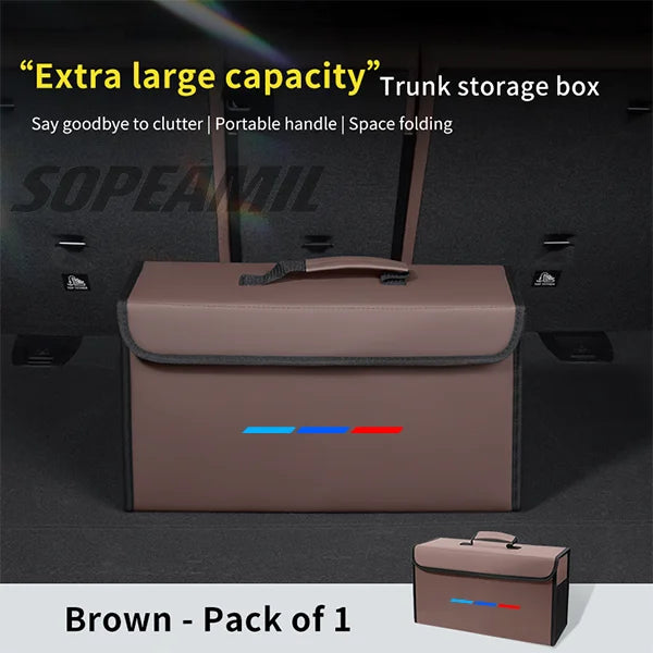 Car Trunk Organizing And Storage Box For BMW X1 X2 X3 X4 X5 X7 E46 E60 E70 E72 E82 E90 E92 G05 G10 G20 G30 F05 F10 F20 F25 F30