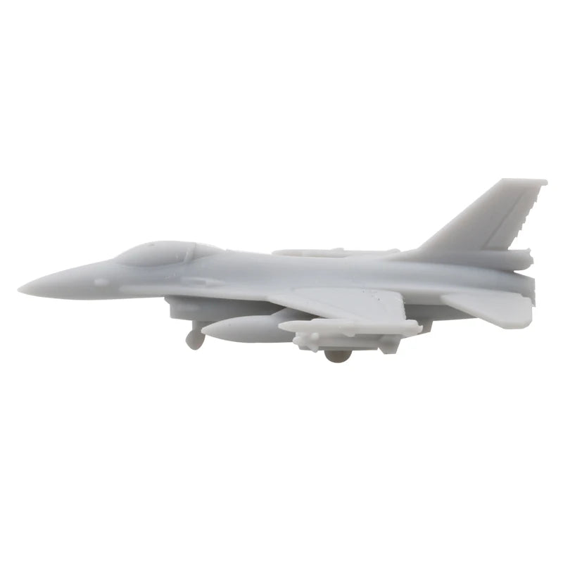 5PCS F-16C Fighting Falcon Resin Fighter Aircraft Battle-plane 1/2000 1/700 1/350 Length 6mm 21mm 42mm Mini Aeroplane Model