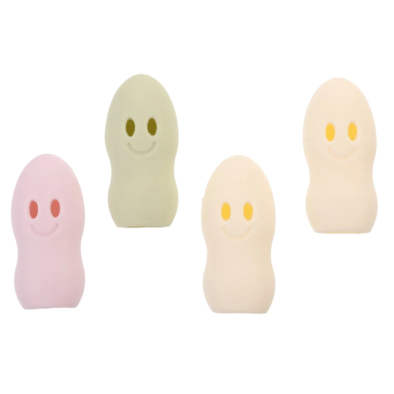 4Pcs Silicone Toothbrush Covers Travel Friendly Flexible Washable Soft Protective Case for Home Office School Camping Outdoor