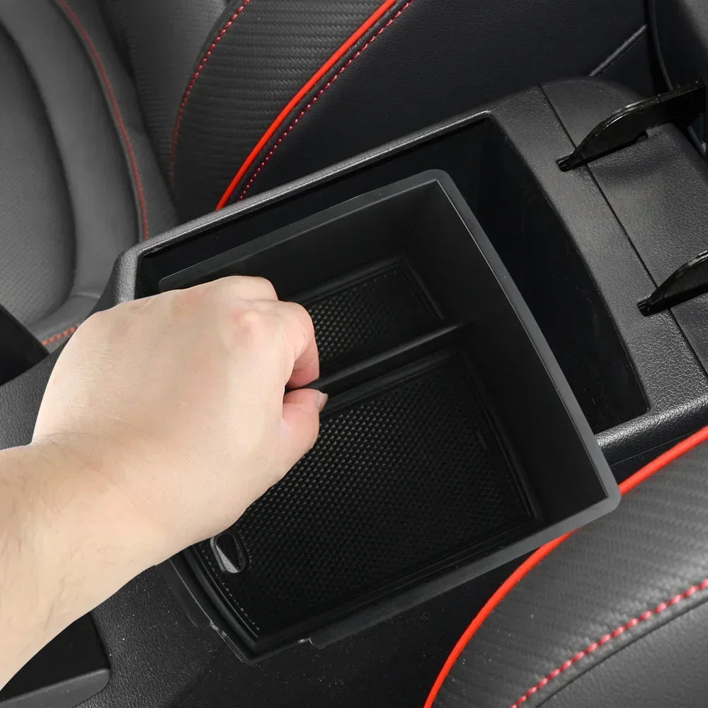 For Hyundai Kona Kauai 2017 2018 2019 2020 2021 2022 Armrest Storage Box Organizer Center Console Tray Container Car Accessories