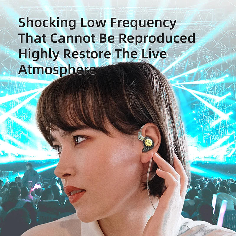 KZ EDX Pro in Ear Monitor Wired & Wireless Iem Earphone Musician Audiophile Hifi Auriculare Detachable 2 Pin Bluetooth Headphone