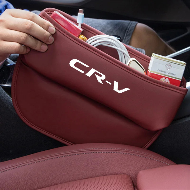 Car Seat Crevice Storage Box Seat Gap Slit Pocket Catcher Organizer For Honda CRV CR-V 2018 2015 2016 2017 2019 2020