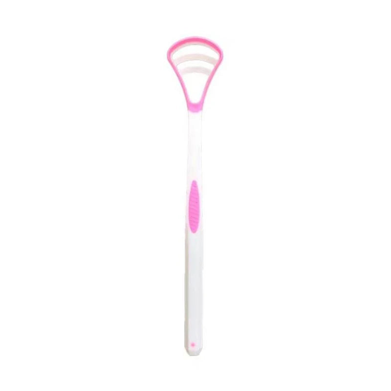 【AN】Dual Uses Tongue Scraper Cleaners Reusable Oral Health Cleaning Brush Hygiene Care Toothbrush Mouth Fresh Breath Scraping