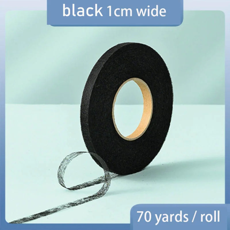 60Meters/Roll Double-sided Non-woven Interlining Adhesive Fabric Cloth Iron On Hem Tape Interlining Web DIY Sewing Crafts