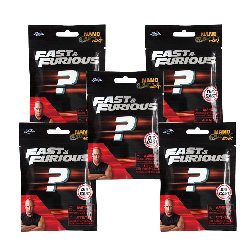 JADA 1:128 Nano Blind Bags W1 Diecast Model Car 1.65" The Fast and the Furious Random Mini Cars JD35404