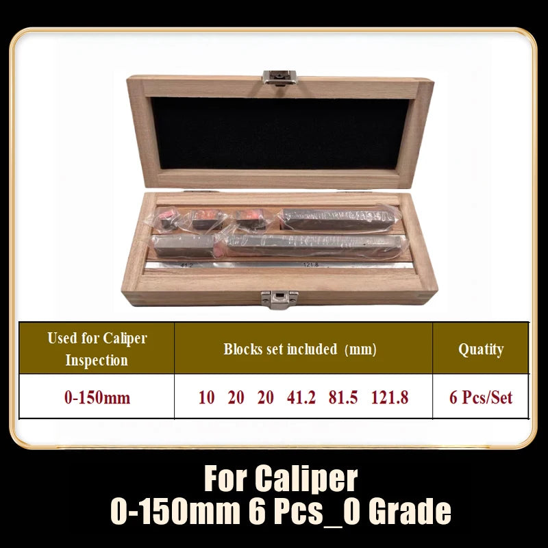 6-47Pcs/Set High Precision HSS Gauge Block Set, Metric/Inch Calibration Block Gage, Grade 0/1 with Certificate, Customizable