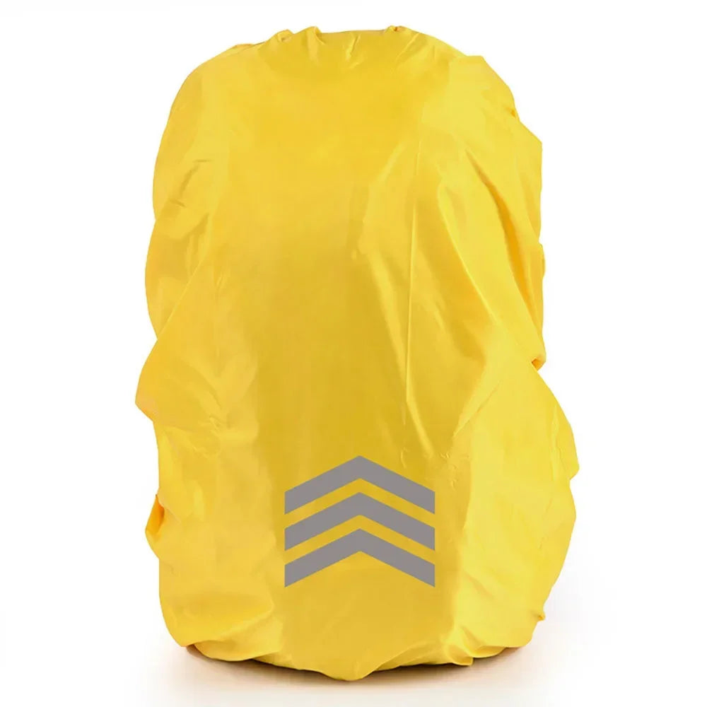 Outdoor Backpack Waterproof Rain Cover Reflective Lightweight Bag Dust Cover for Hiking Mountaineering Safety Travel 18-45L Use