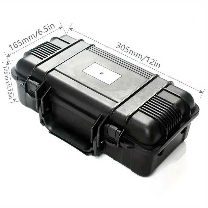 Water-repellent Hard Carry Tool Case Bag Organizer Storage Box,Camera Sealed Shockproof Safety Instrument Toolbox With Sponge