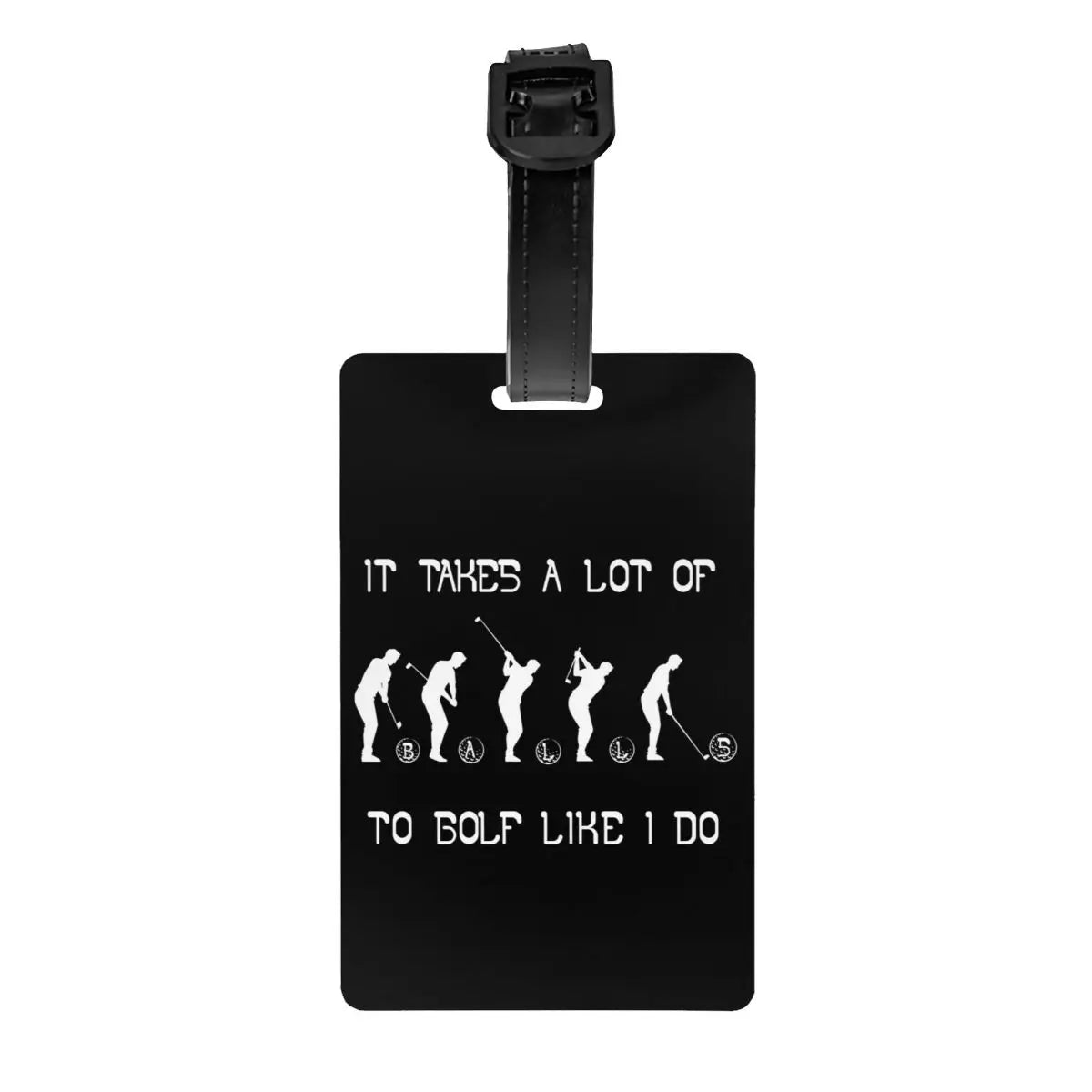 Custom Golf And Beer Luggage Tag Privacy Protection Baggage Tags Travel Bag Labels Suitcase