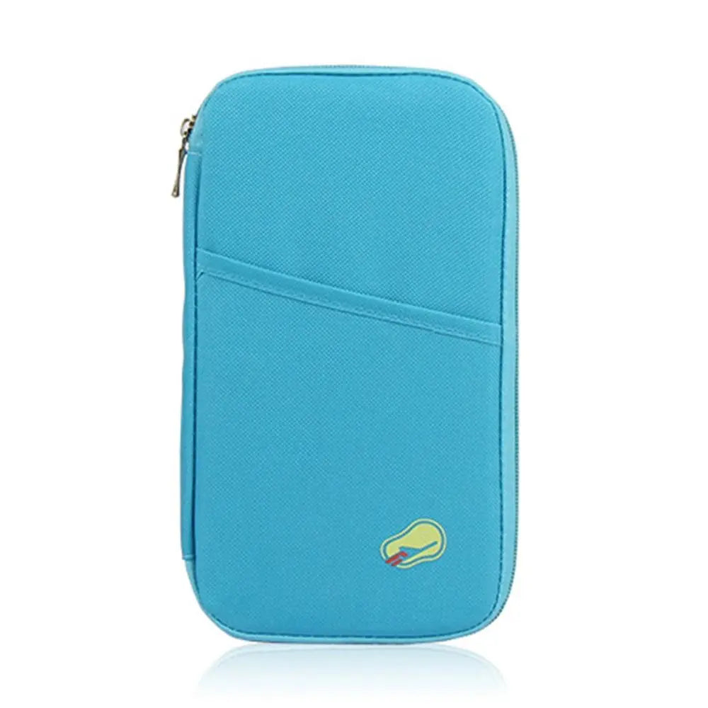 Travel Wallet Bag Purse Zip Case Organiser Passport Document Tickets Holder