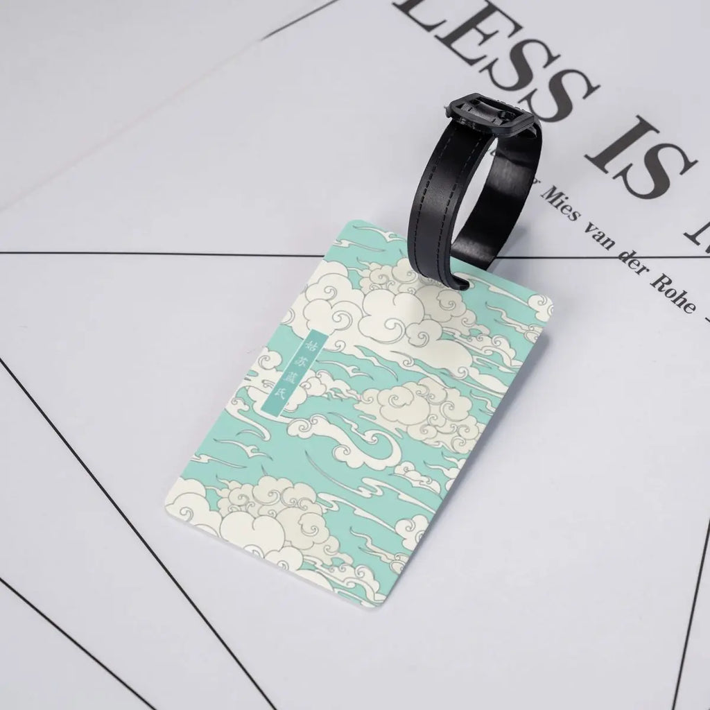 Custom Mo Dao Zu Shi Gusu Lan Logo Luggage Tag The Untamed TV Show Travel Bag Suitcase Privacy Cover ID Label