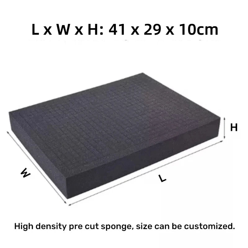 10cm Thickness Pre-Cut Foam Insert Pick Apart Foam For Hard Flight Case Precorted High Density Pick Pluck Shadow Foams 41x29cm