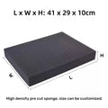 10cm Thickness Pre-Cut Foam Insert Pick Apart Foam For Hard Flight Case Precorted High Density Pick Pluck Shadow Foams 41x29cm