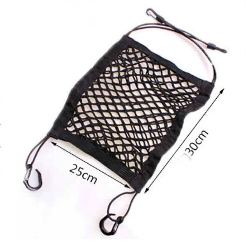 Car Mesh Organizer Between Seat, Pet Dog Kids Barrier, Net Pocket Storage Bag Backseat, Seat Back Storage, Auto Car Accessories