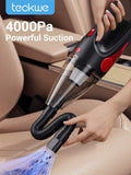 Portable Car Vacuum Cleaner,Car Handheld Vacuum,Wet & Dry,5 Nozzles,Multiple Filtration,Long-Lasting Suction For Car Clean