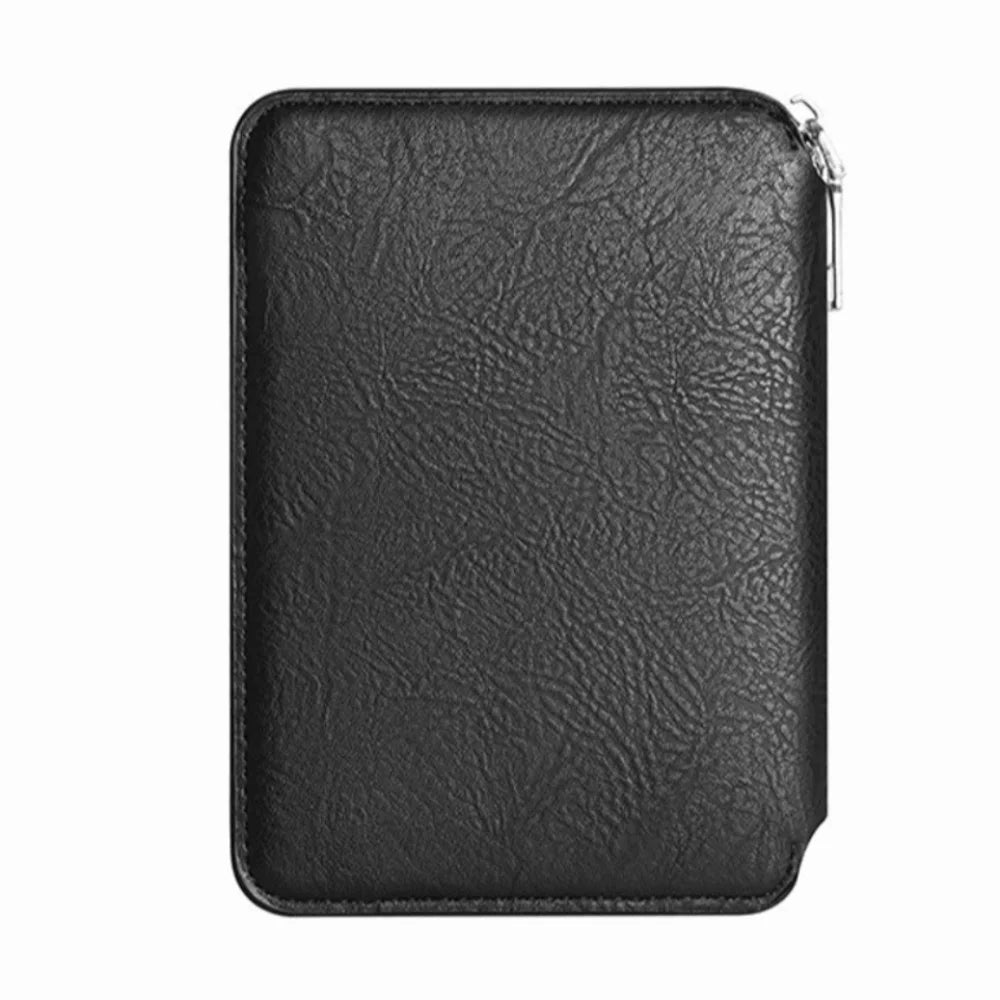 Fashionable Large Capacity ID Passport Case Zippered PU Leather Travel Passport Holder Credit Card Case Travel