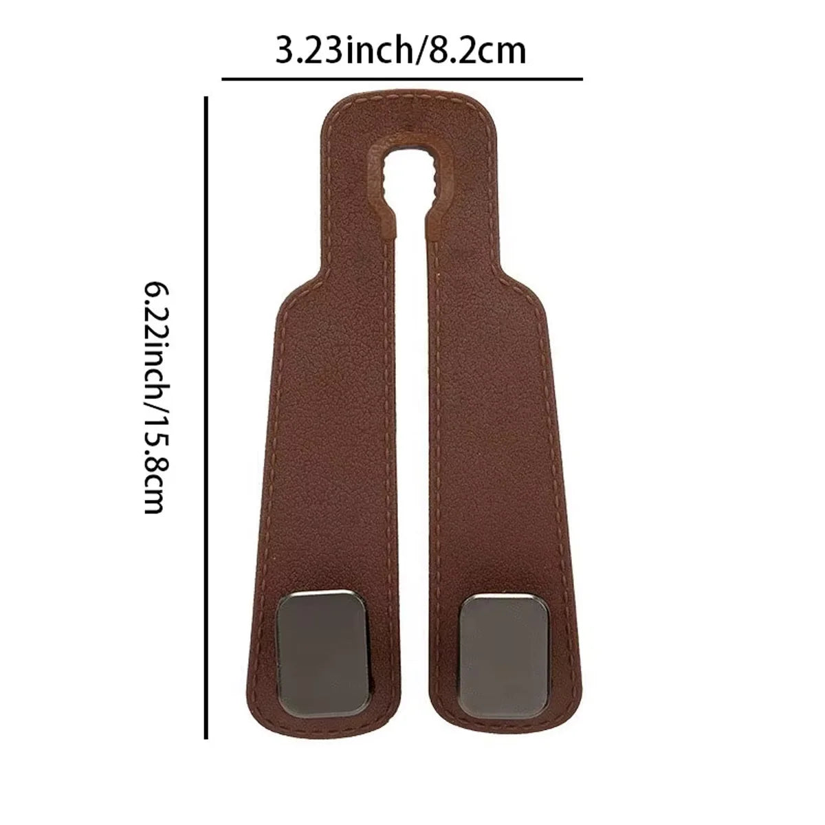 YONGRUN Car Headrest Hooks Seat Backrest Storage Shelves Clips Luggage Hangers Car Fasteners Three Color Optional Hooks Black