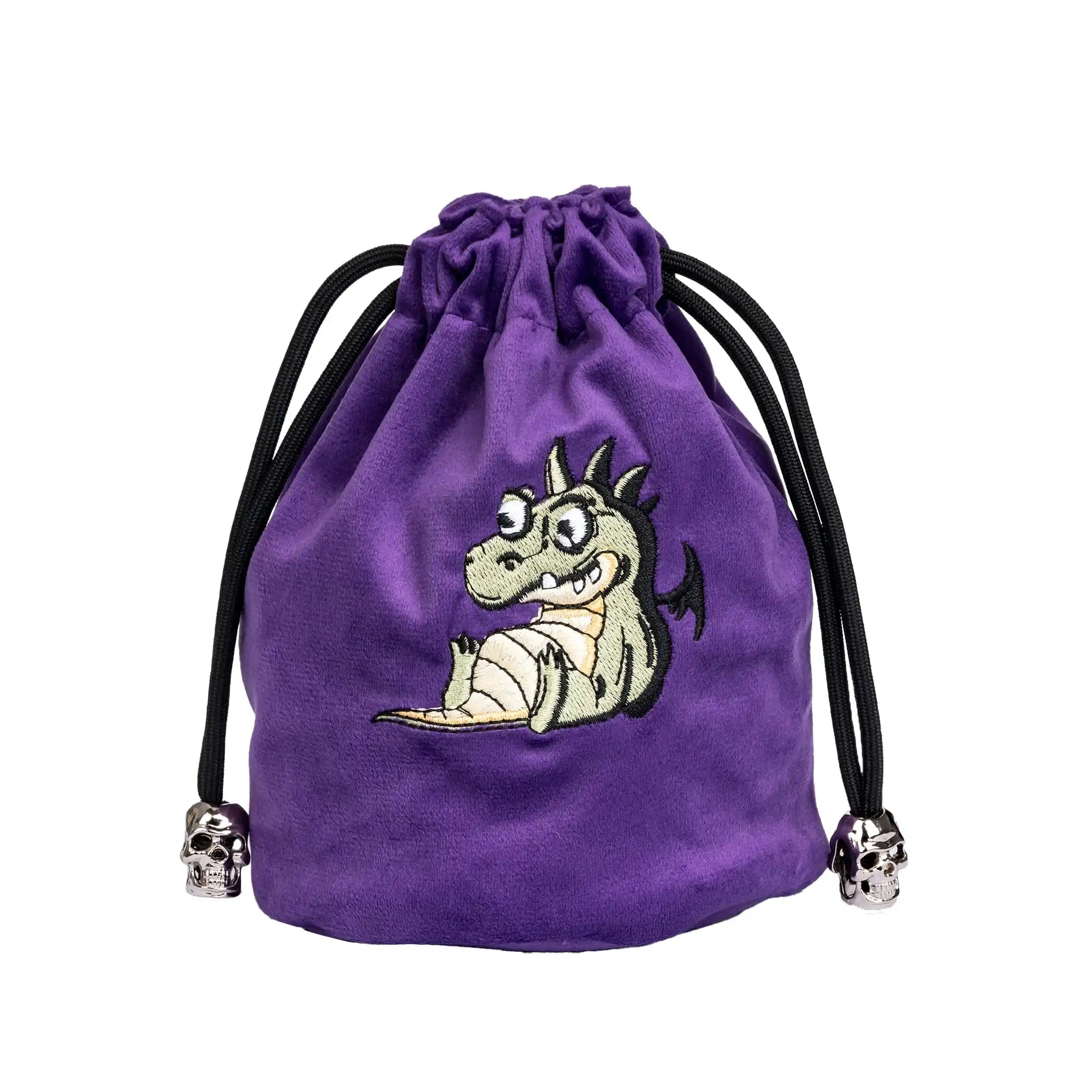 New Drawstring Dice Bag with Cute Pattern Flannelette Storage Bag Round Bottom Pouch for Packing Gift Dice Holder Board Game