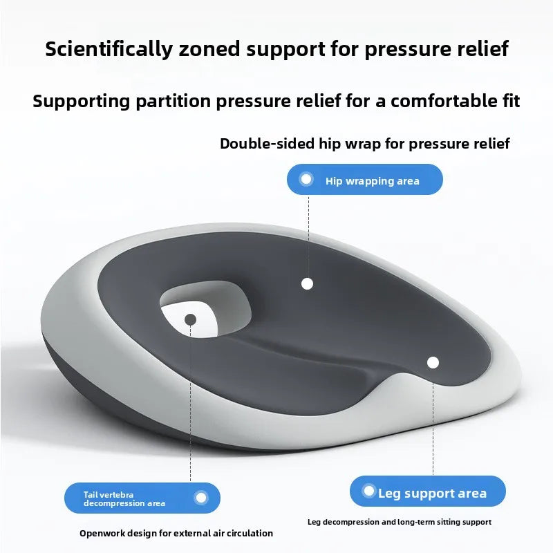 2026 New Seat Cushion Spine Butt Cushion Breathable Comfortable Long Sitting Ergonomic Memory Foam Seat Cushion for Office Chair