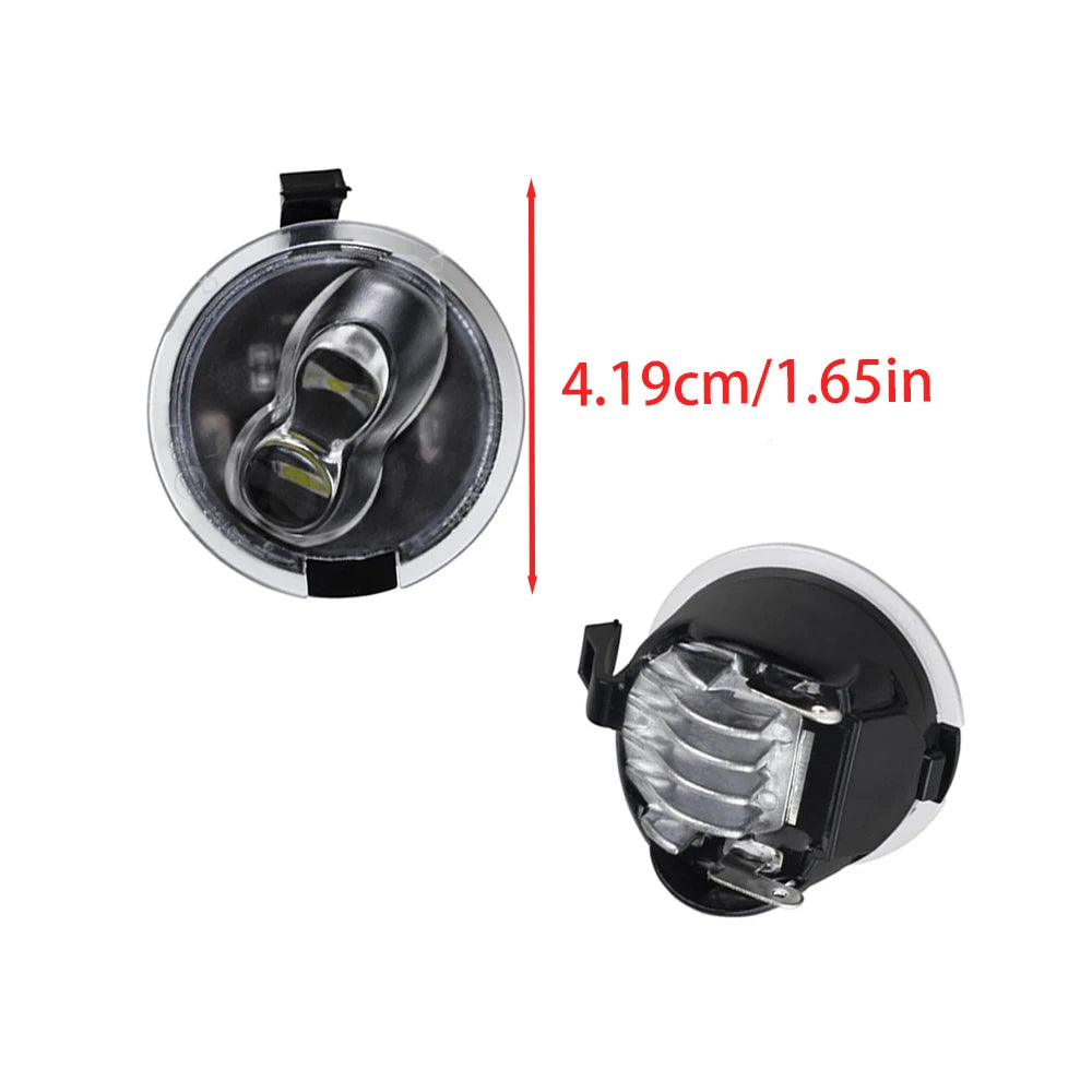2pcs For Ford Edge Expedition Explorer F-150 Fusion For Lincoln MKS MKT MKX Mercury LED Side Mirror Puddle Lights 5F1Z-13B375-A