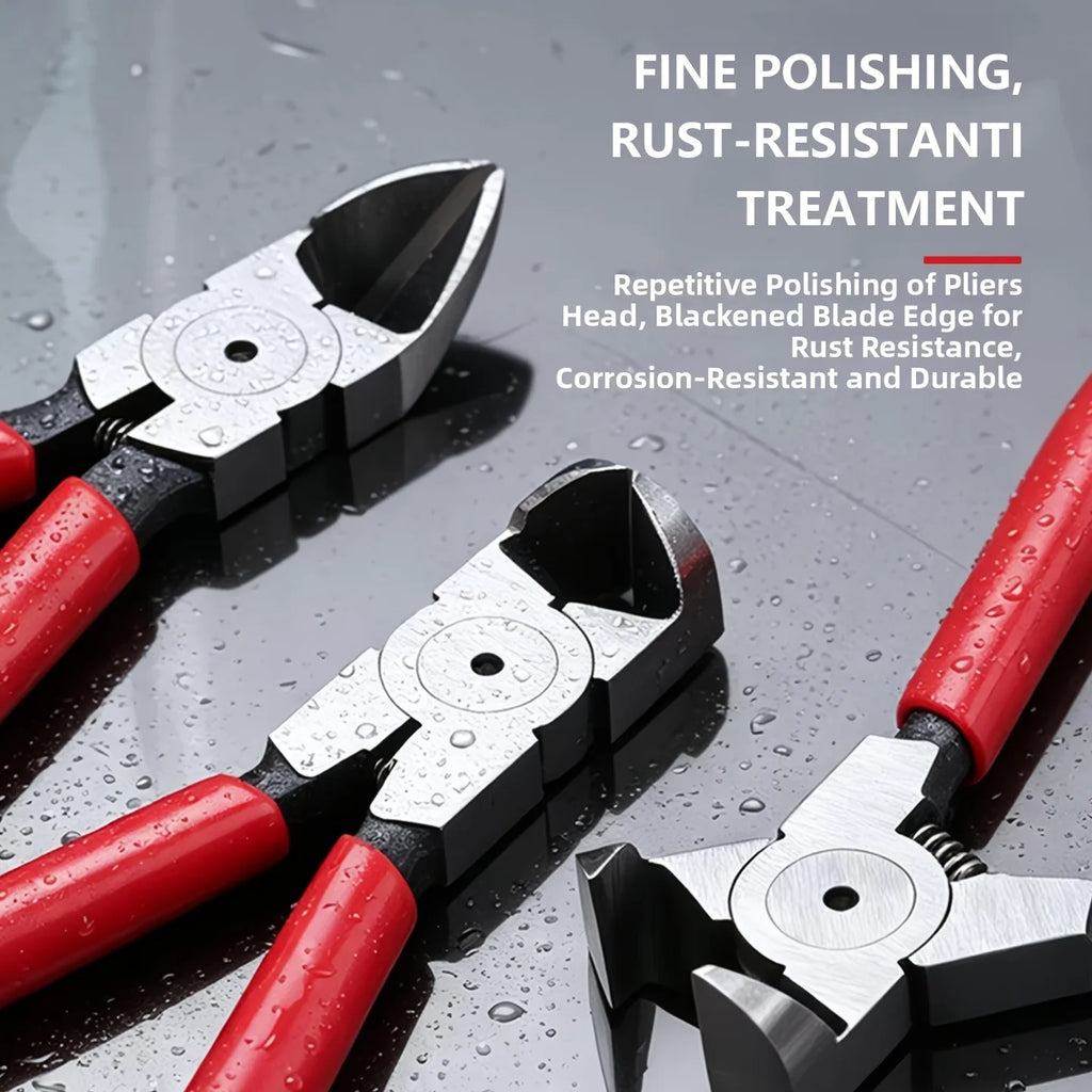 45° 90° Right Angle Flush Cut Pliers Industrial Diagonal Cutting Nippers Cr-V Steel Portable Scissors for Electronics Repair