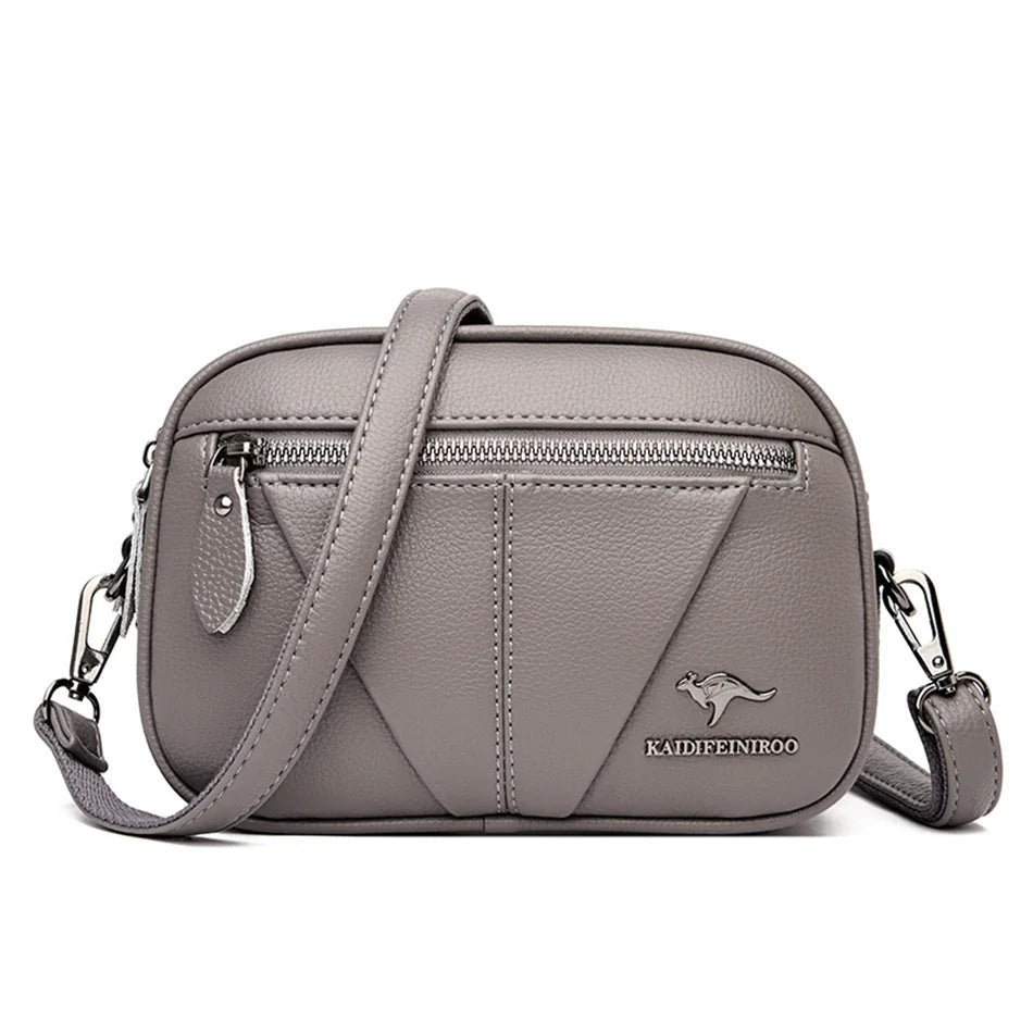 3 Layers Luxury Designer Handbags Purses Women Bag Super Quality Leather Small Shoulder Messenger Corssbody Tote Sac for Female