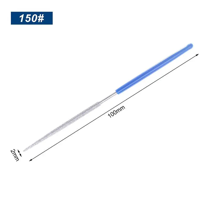 For Grinding Metal Jewely Stone Wood Dia.2mm Small Round Needle Files Customizable Alloy Hand Tools