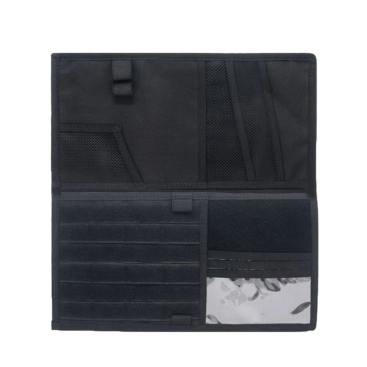 Car Sun Visor Storage Bag Double-Sided Storage, Tactical Army Outdoor Design, Perfect for Pickup Trucks & Large Vehicles
