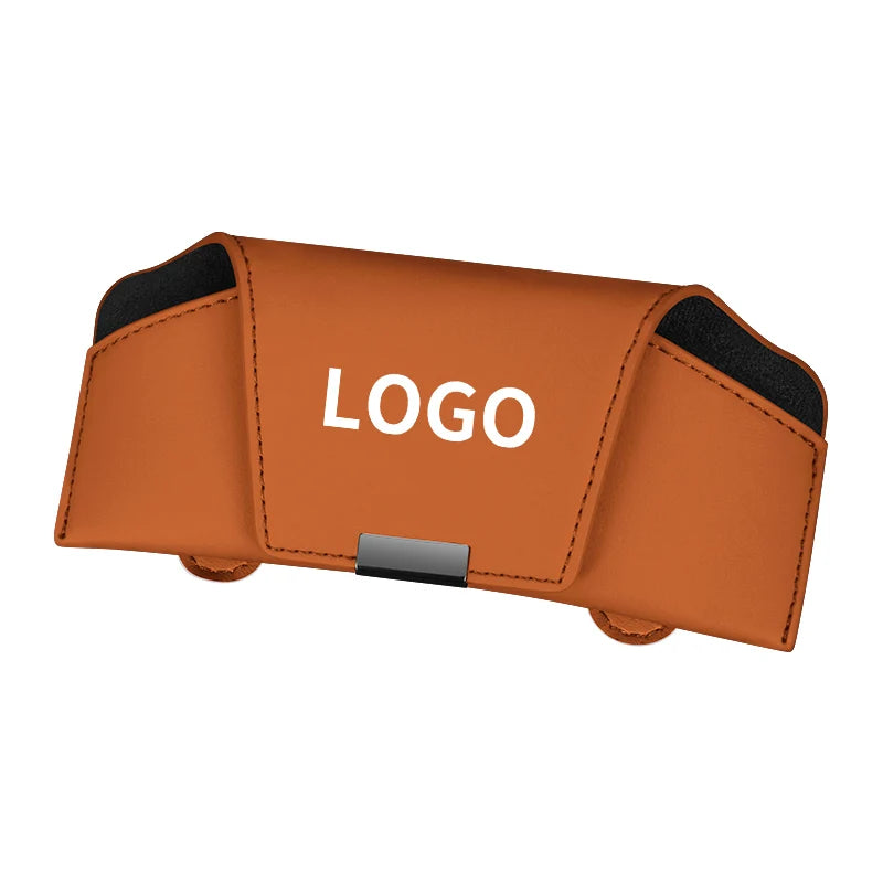 1pcs Car Glasses Holder Portable Eyeglasses Sunglasses Case Ticket Card Clamp Car Sun Visor Clip ABS Auto Accessories
