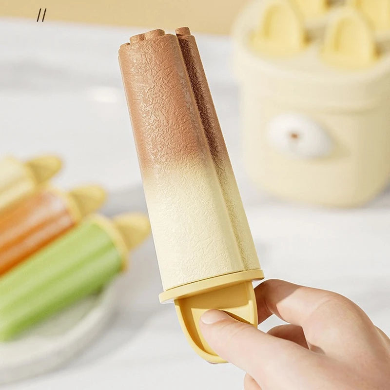 Ice cream mold cartoon food grade easy release popsicle popsicle mold DIY household kitchen supplies gadgets kitchen accessories