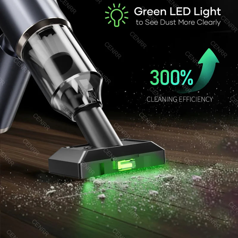 CENRR Car Vacuum Cleaner Mini Wireless Portable Handheld Vacuum Cleaner Strong Suction Powerful Car Cleaner Cleaning Machine