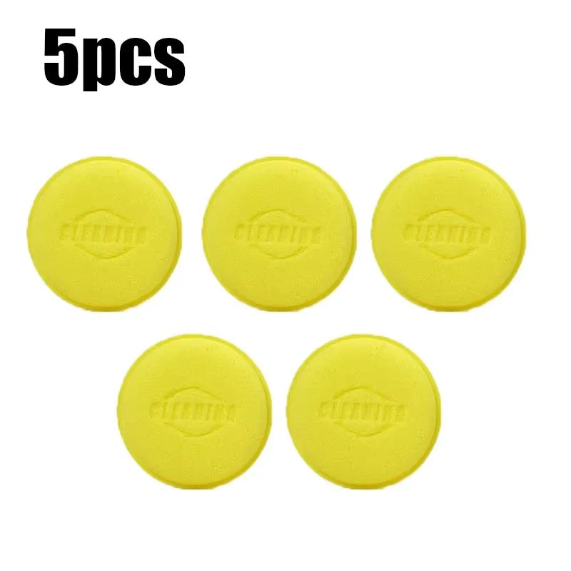 5/10pcs Car Foam Sponge Wax Applicator Cleaning Detailing Pads Car Waxing Polishing Pad Home Car Wash Care 10cm Car Cleaning Kit
