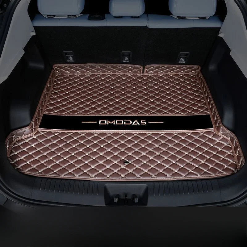 Car Trunk Mat for Chery Omoda 5 Accessories 2023 2024 Main Pad Retrofitting The Special Car Trunk Pad for Interior Decoration
