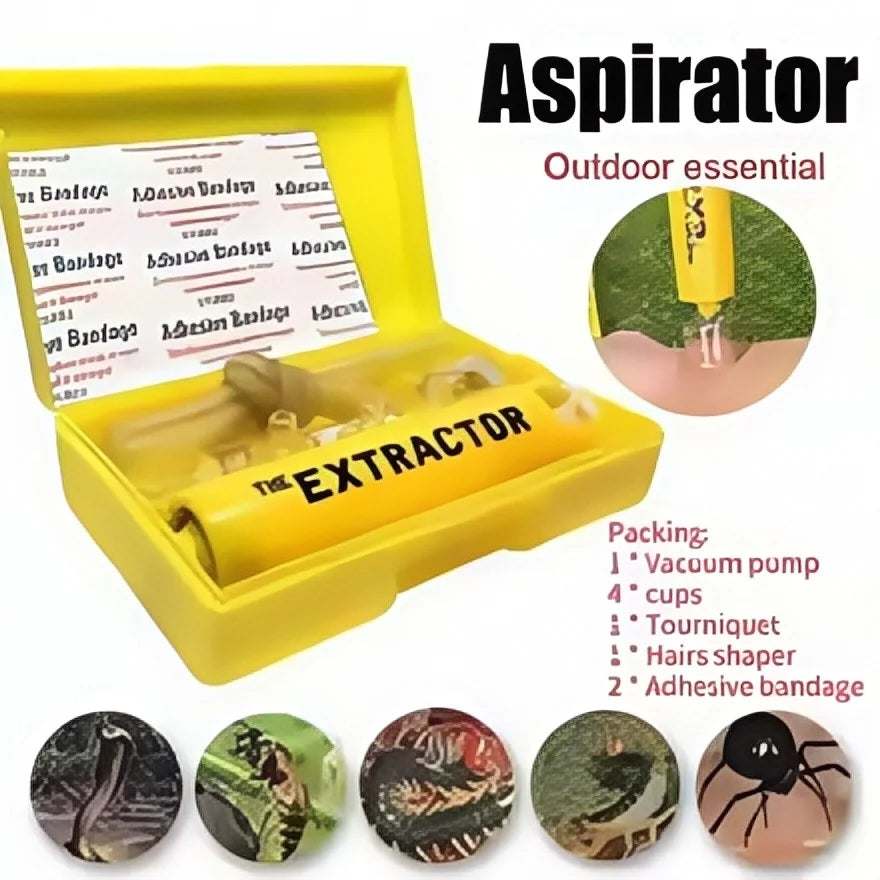3-Second Venom Extractor Pump | Portable Emergency Kit for Snake, Bee & Mosquito Bites | Outdoor Survival Tool