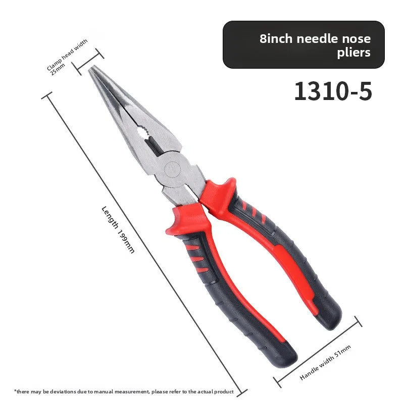 Heavy Duty Electric Wire Pliers Multifunction Tool with Large Opening for Cutting Twisting Gripping Sharp Industrial Metal Work