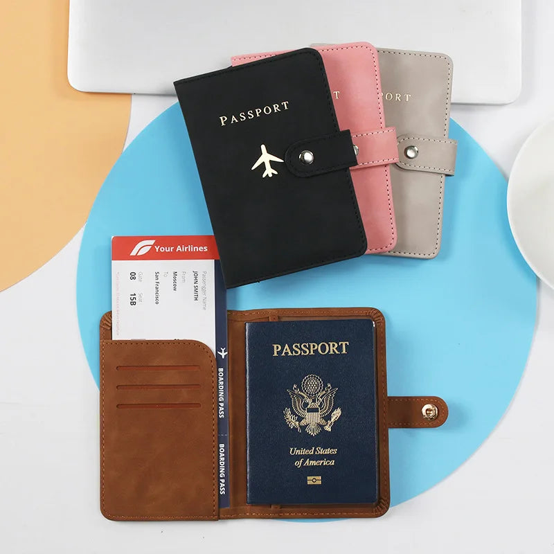 Organizer Storage Case/Travel Accessories Passport Case Vintage Leather Pattern Passports Holder Women Man ID Bank Credit Card