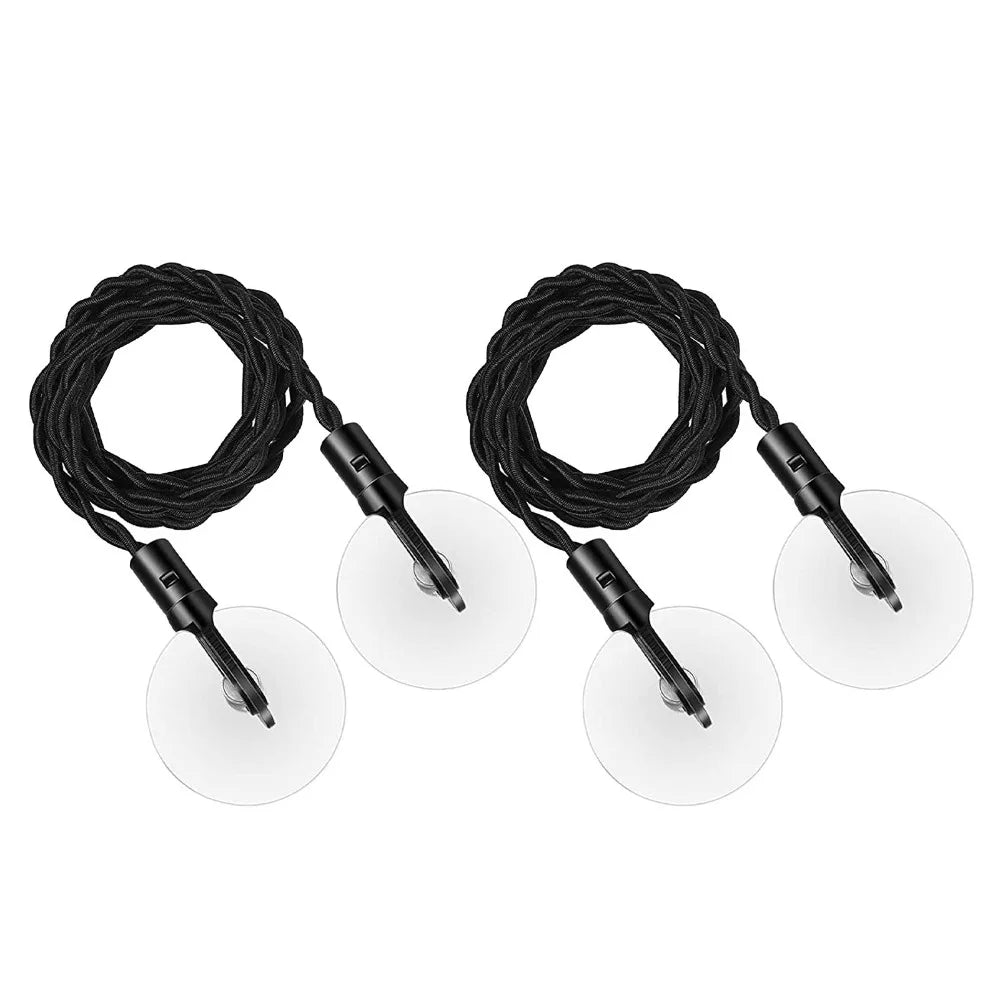 No Drill Suction Cup Outdoor Clothesline Multifunctional Portable Elastic Rope Retractable Clothesline for Bathroom Clothes Line