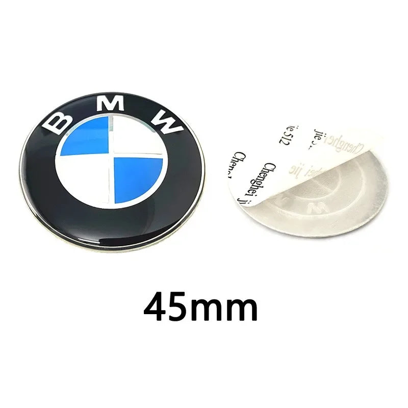 New 45mm 50th Anniversary for BMW E36 E39 E87 E60 E46 E53 E90 F10 F20 F25 F30 X3 Edition Car Steering Wheel Badge Emblem Sticker