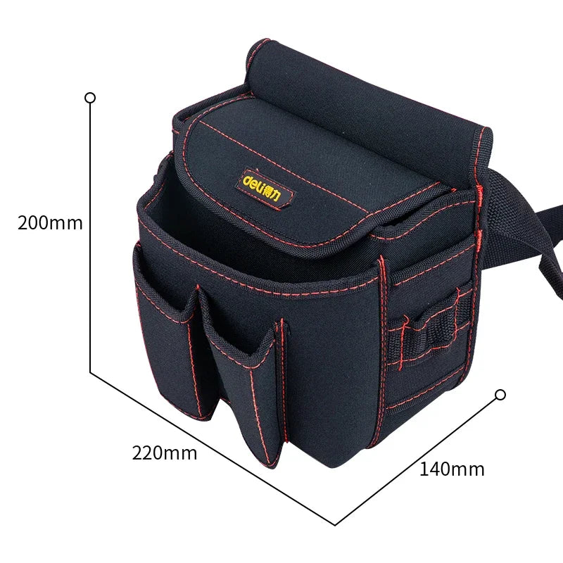 1 Pcs Canvas Tools Organizer Bag Multi-Pocket Waist Pack Screwdriver Utility Kit Holder Tools Bag Electrician Tool Storage Bags