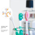40Pcs Toothbrush Box Set Compact Travel Toothbrush Container Simple Design Easy Open Close Toothpaste Storage Box for Vacation