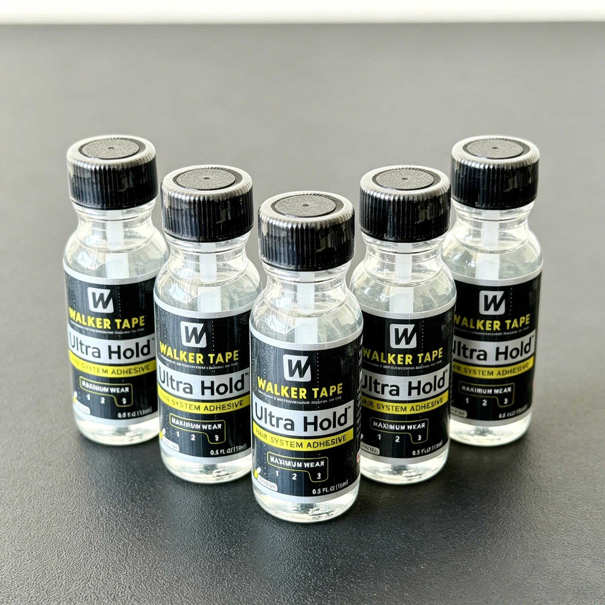 1pcs/5pcs/10pcs 0.5oz/15ml Walker Tape Ultra Hold Wig Glue with Brush, Waterproof Adhesive for Lace Wigs & Toupees