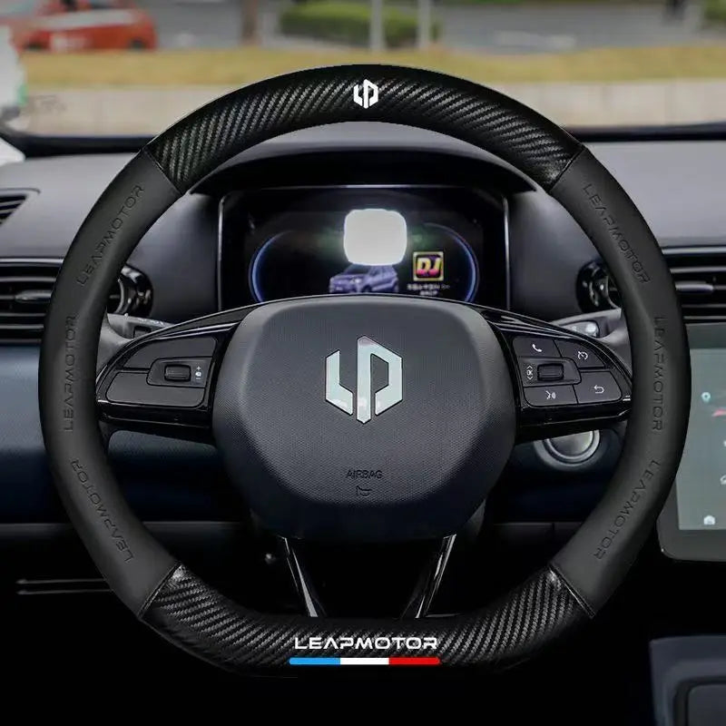 For LEAPMOTOR T03 2020-2024 Leap Motor S01 C11 C01 Reev Car Accessories Automobile steering wheel protective cover is soft