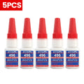 Loolifl Quick-Drying Glue, Dries in 3 Seconds Without Turning White, Strong Adhesive in Just One Step! Compatible with Metal, Plastic, and Wood, Resistant to High and Low Temperatures, Anti-Aging, Precise Application Without